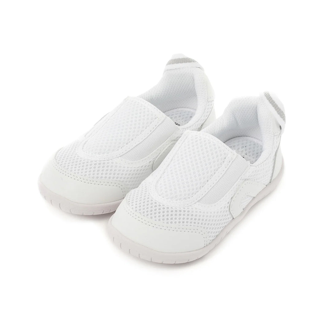 IFME School Breathable Sole Slip On Kids - White