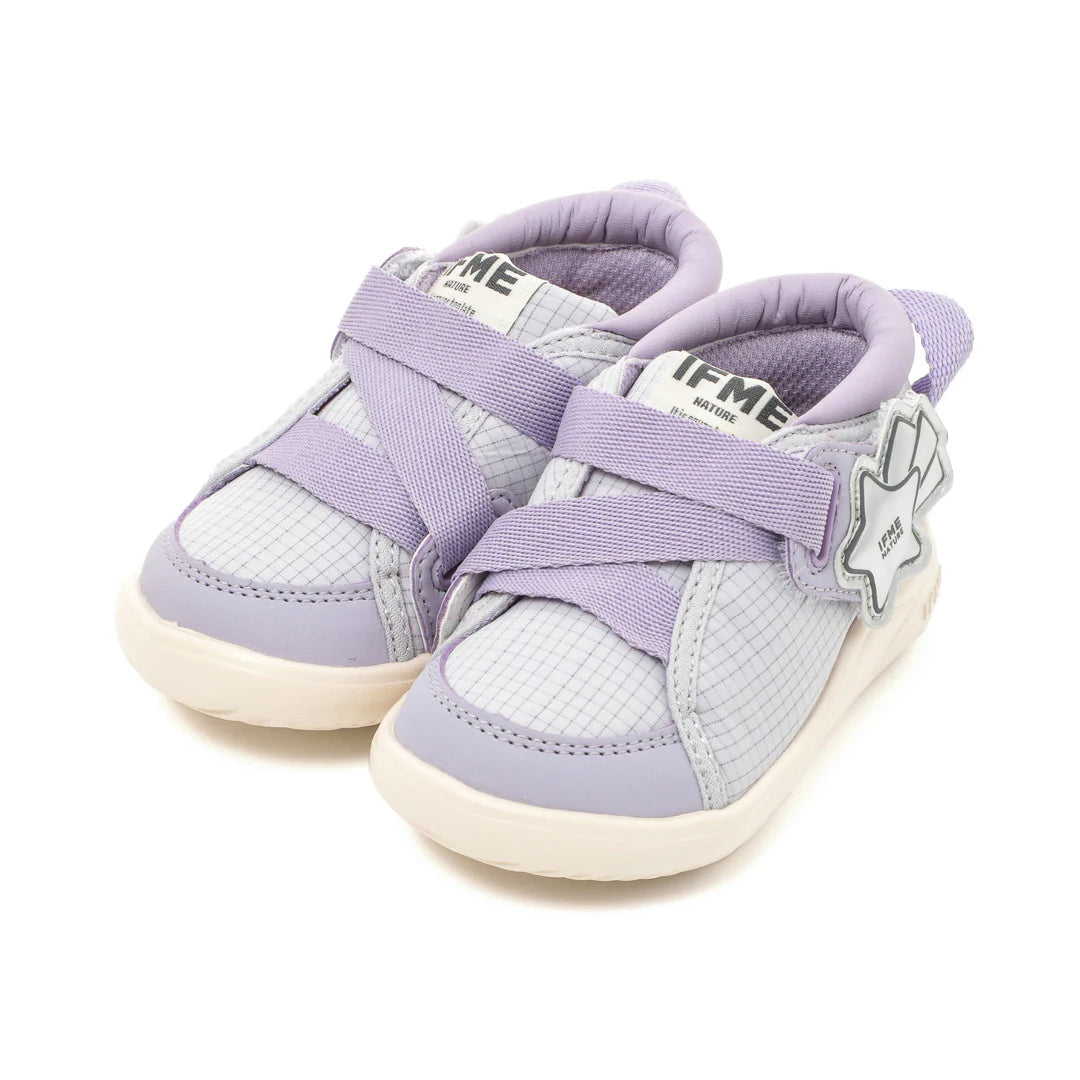 IFME Nature Kinetic Belt Star Motif Sneakers Baby - Purple