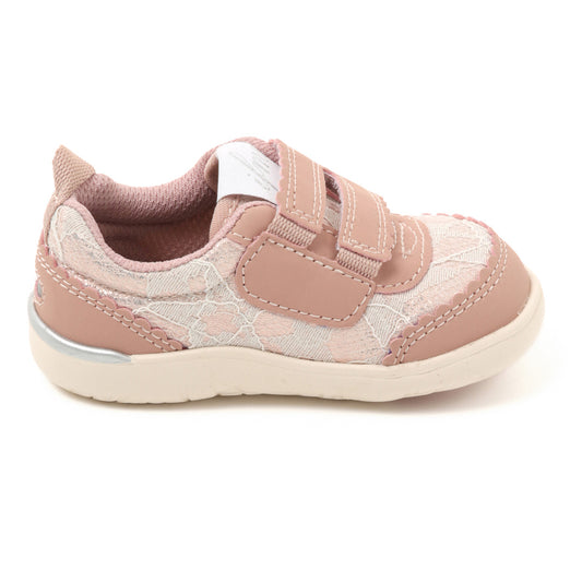 IFME Calin Glitter Lace One Belt Sneaker Baby - Pink