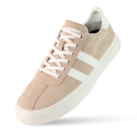 Sierra Rove Synthetic Suede Sneaker - Soft Pink