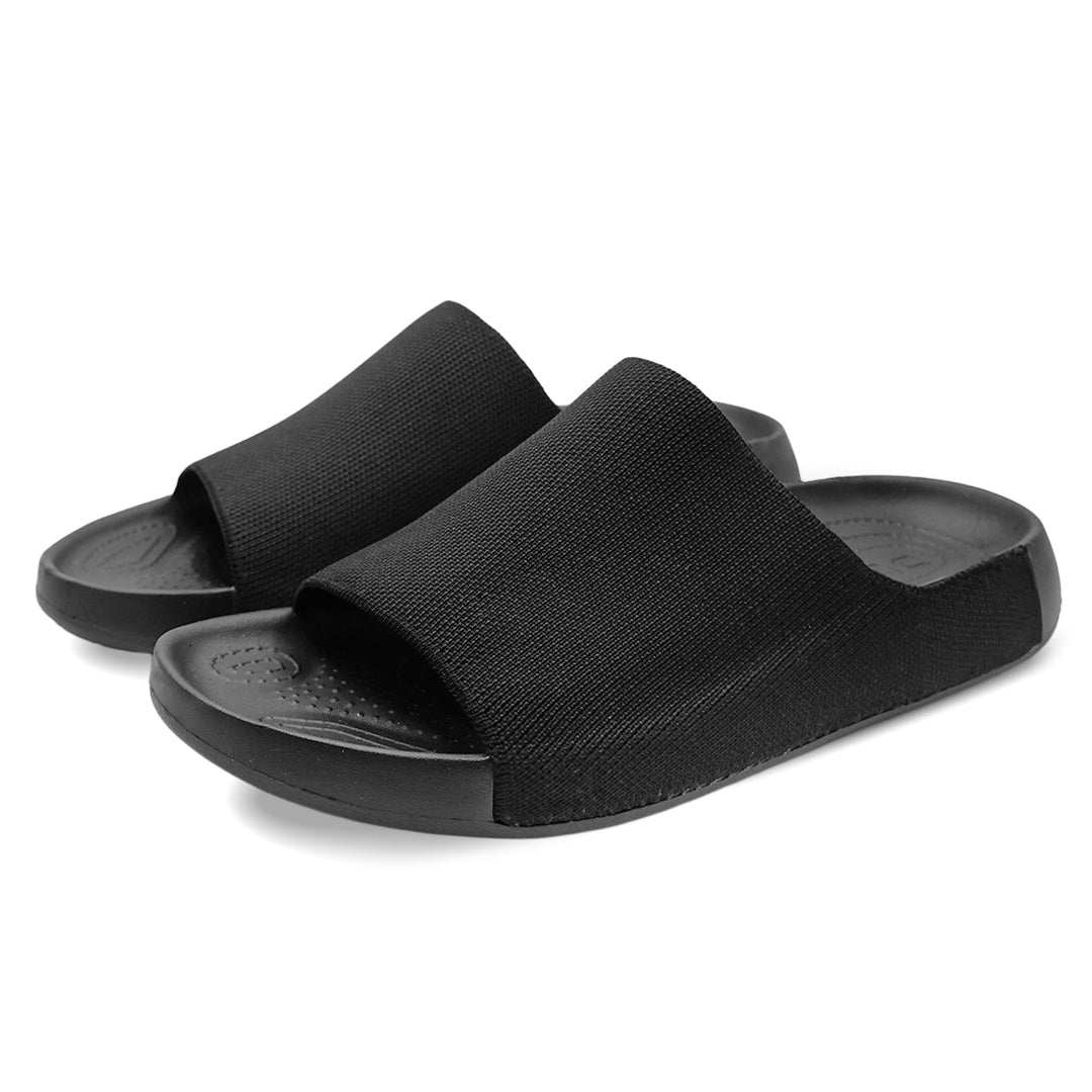 Aqua Knit Slide - Black