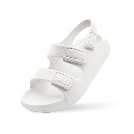 Aqua Three Strap EVA Sandal Kids - White