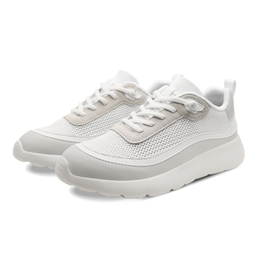 Cloud Ripple Wool Trainer - White/Cloud