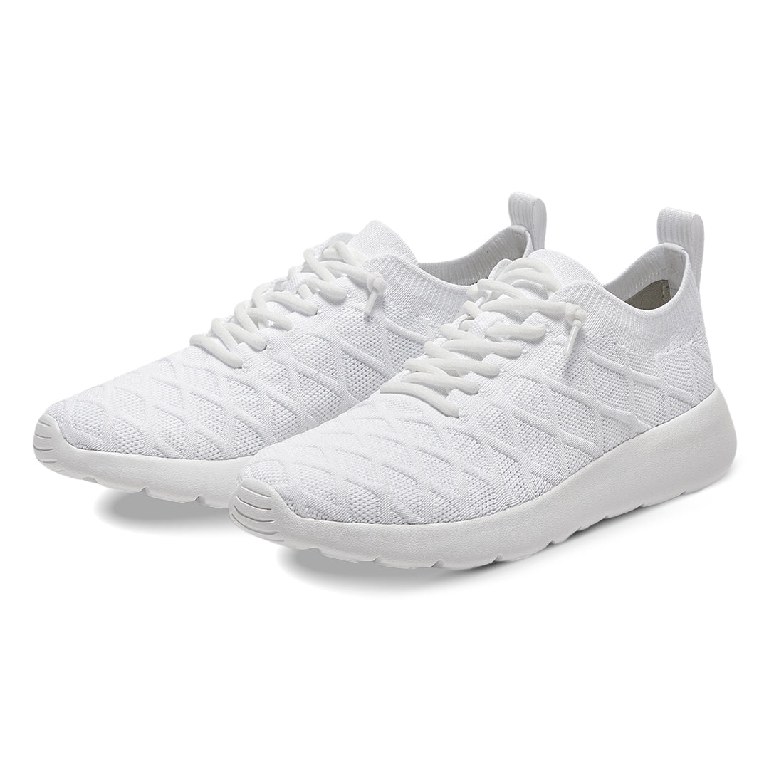 Colours Shoes - Lightweight Lace up shoes - White