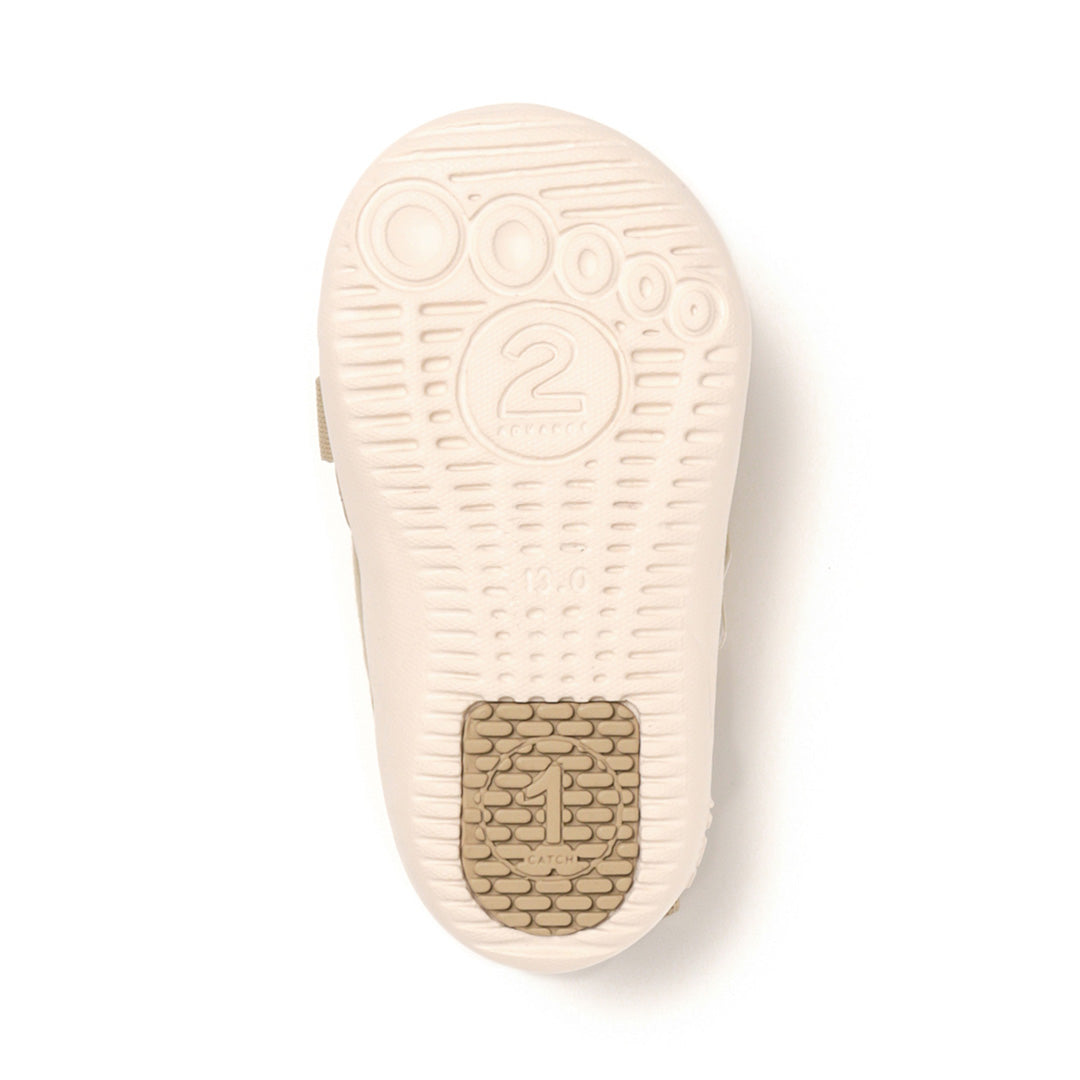IFME Nature Kinetic Belt Star Motif Sneakers Baby - Bige