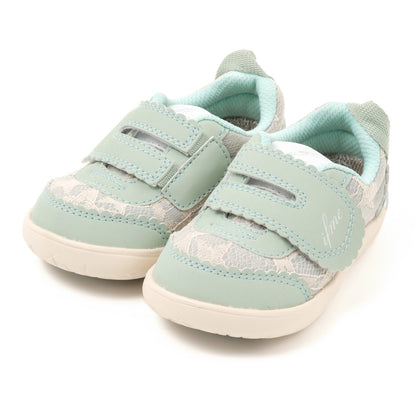 Ifme Calin Glitter Lace One Belt Sneaker Baby - Green