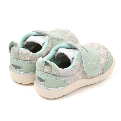 Ifme Calin Glitter Lace One Belt Sneaker Baby - Green