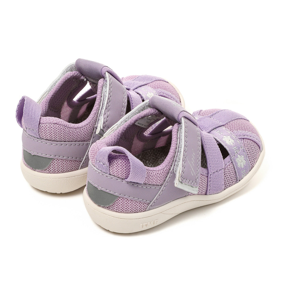 Ifme Calin Flower Easy Belt Water Shoes Baby - Purple
