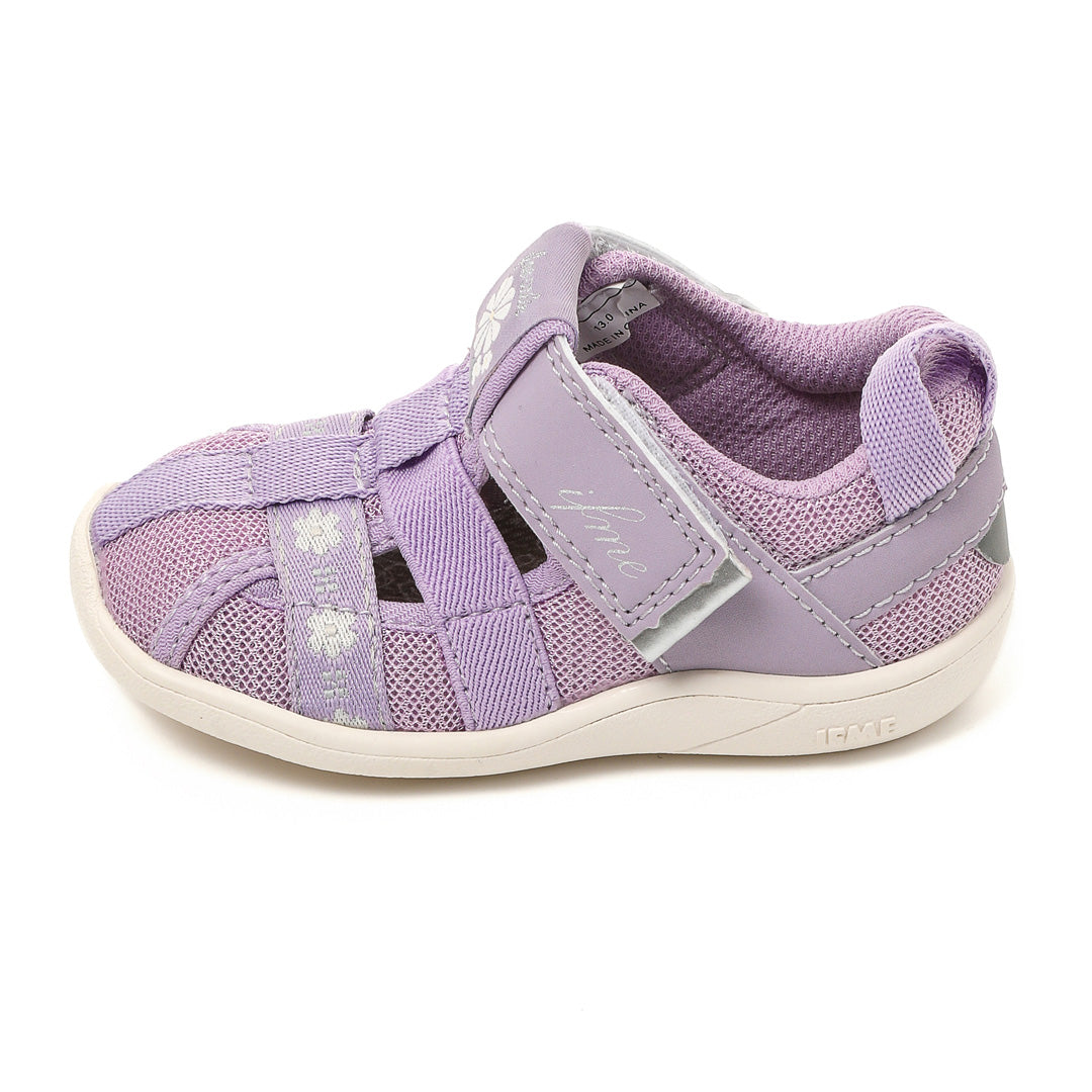 Ifme Calin Flower Easy Belt Water Shoes Baby - Purple