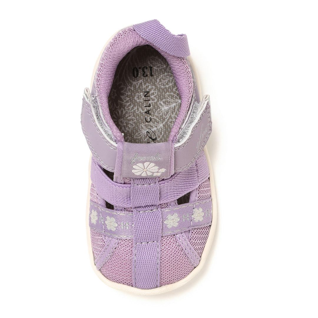 Ifme Calin Flower Easy Belt Water Shoes Baby - Purple