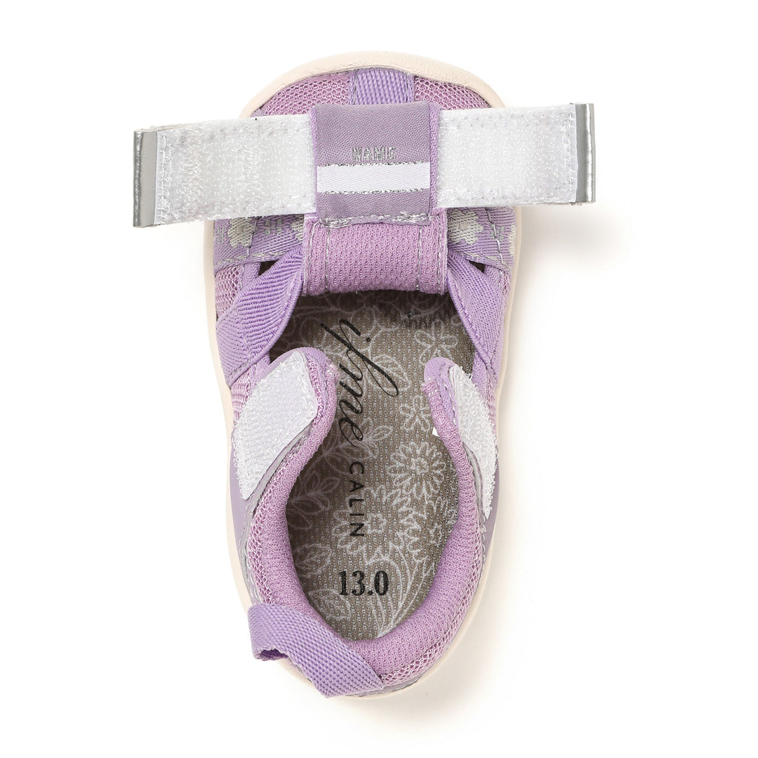 Ifme Calin Flower Easy Belt Water Shoes Baby - Purple