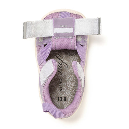 Ifme Calin Flower Easy Belt Water Shoes Baby - Purple