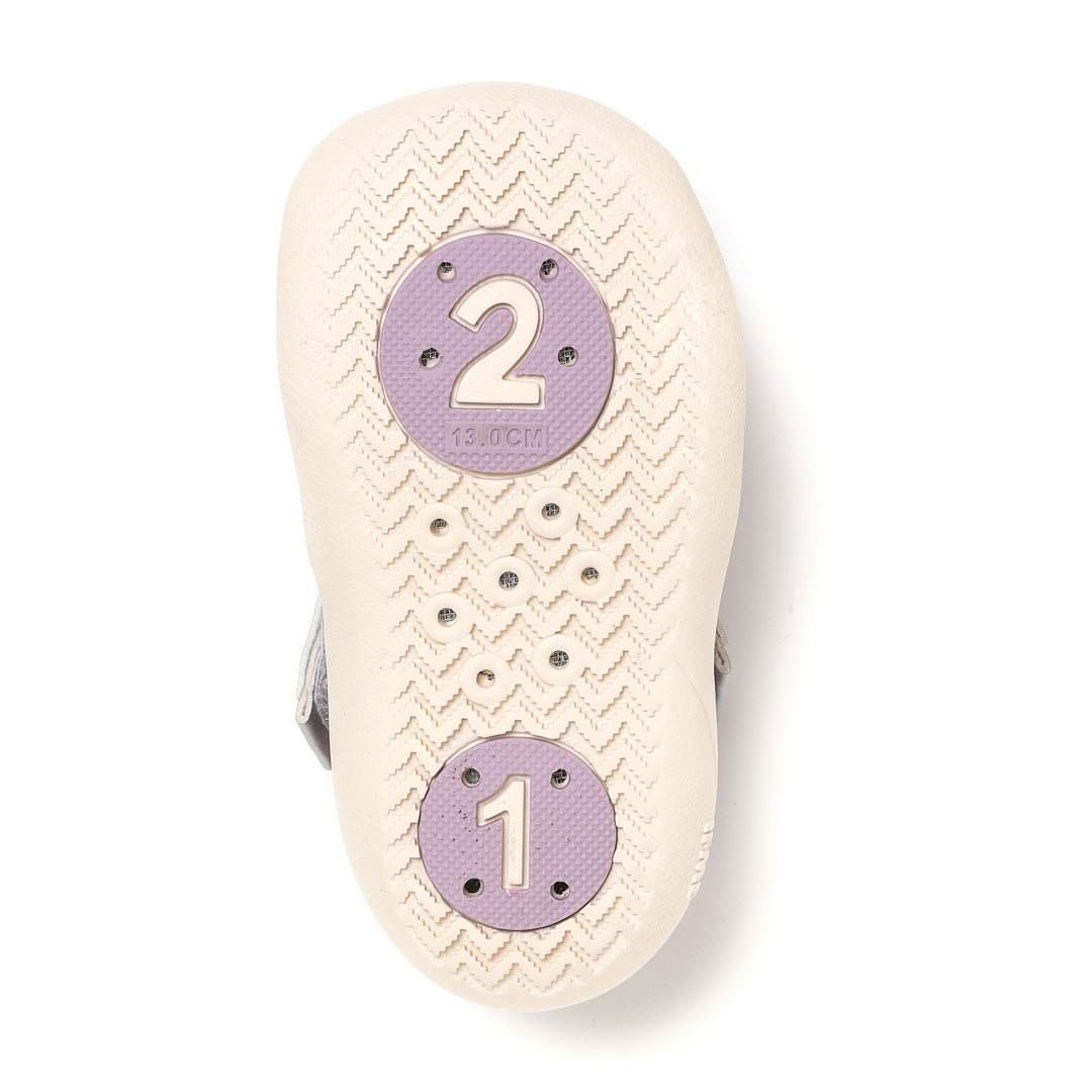 Ifme Calin Flower Easy Belt Water Shoes Baby - Purple
