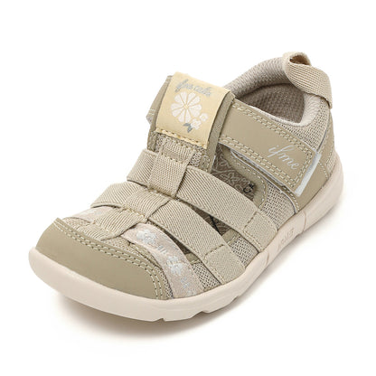 Ifme Calin Flower Easy Belt Water Shoes Kids -Beige