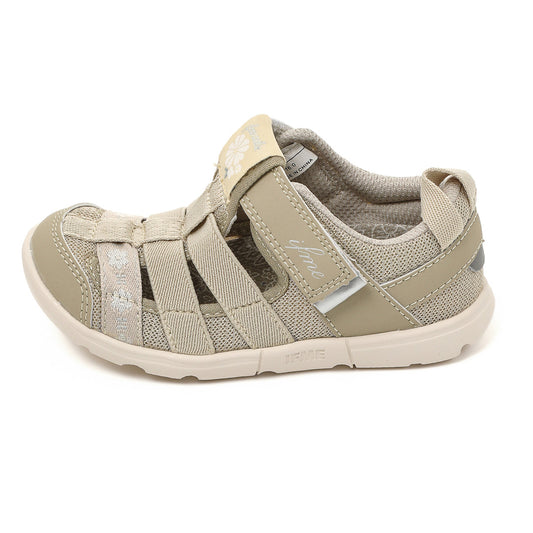 Ifme Calin Flower Easy Belt Water Shoes Kids -Beige