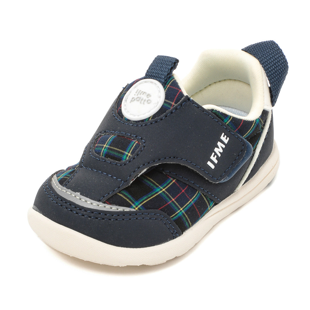 IFME Patto Easy-to-wear, lightweight Banshu-ori sneakers Baby - Navy