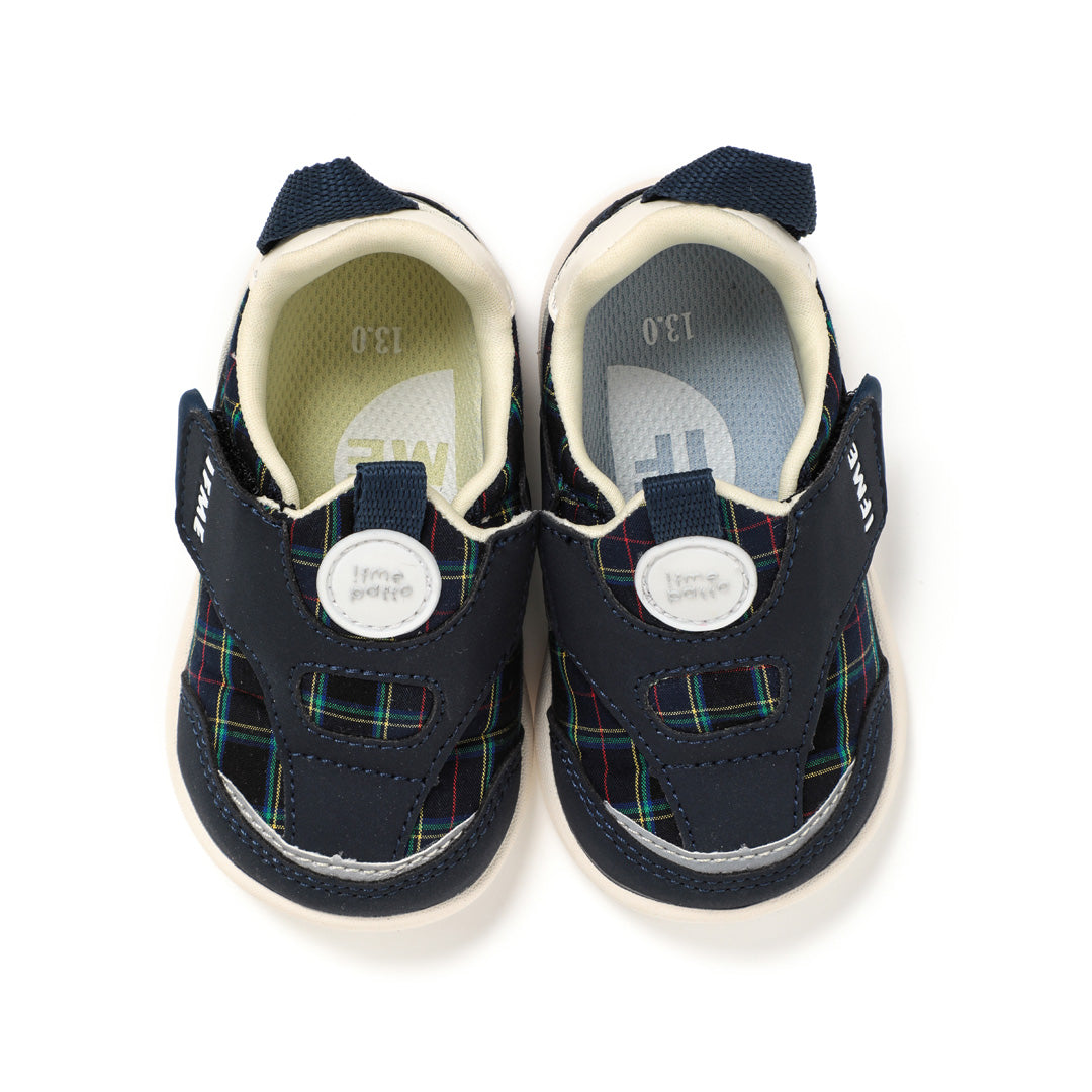IFME Patto Easy-to-wear, lightweight Banshu-ori sneakers Baby - Navy