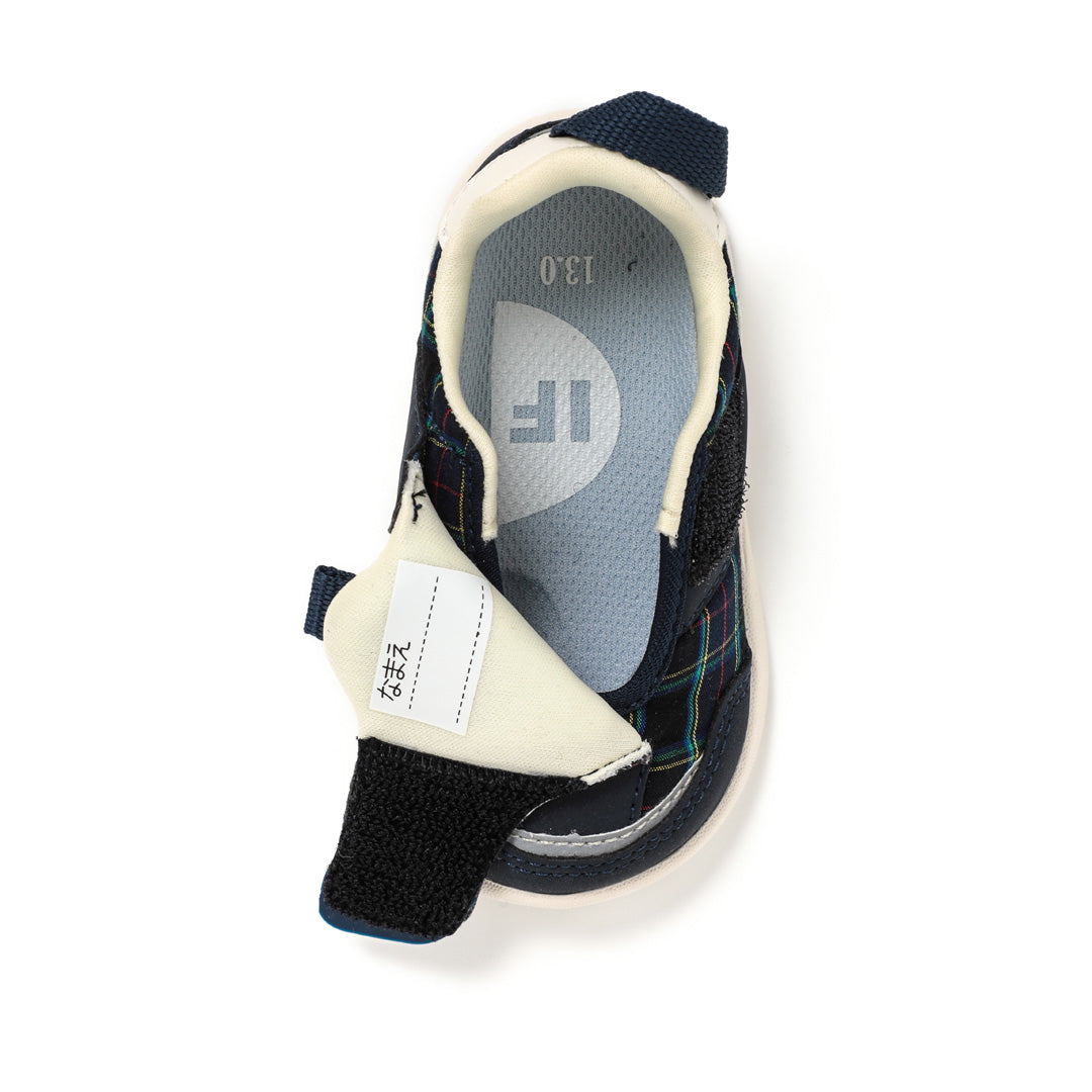 IFME Patto Easy-to-wear, lightweight Banshu-ori sneakers Baby - Navy