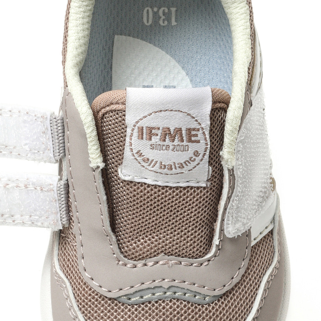 IFME LIGHT Lightweight One-Strap Basic Sneakers Baby - Beige