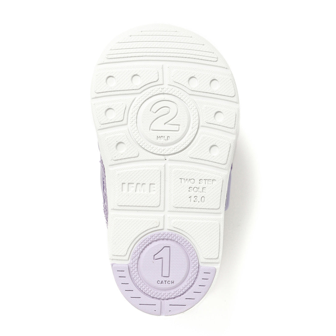 IFME LIGHT Lightweight One-Strap Basic Sneakers Baby - Purple
