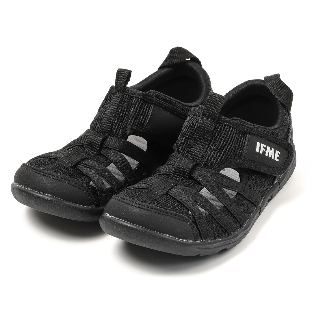 IFME Double-Strap Summer Shoes Kids - Black