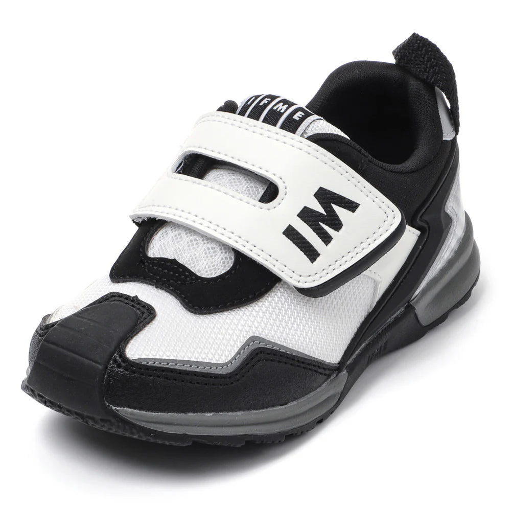 IFME joob SUPER Wide Belt Sneakers Kids - Black and White