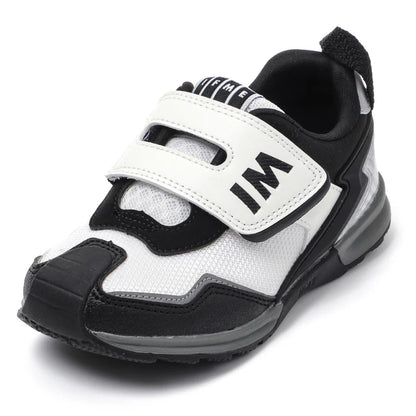 IFME joob SUPER Wide Belt Sneakers Kids - Black and White