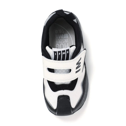 IFME joob SUPER Wide Belt Sneakers Kids - Black and White