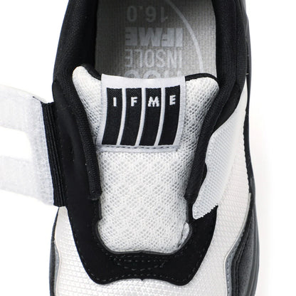 IFME joob SUPER Wide Belt Sneakers Kids - Black and White