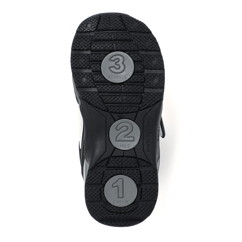 IFME joob SUPER Wide Belt Sneakers Kids - Black and White