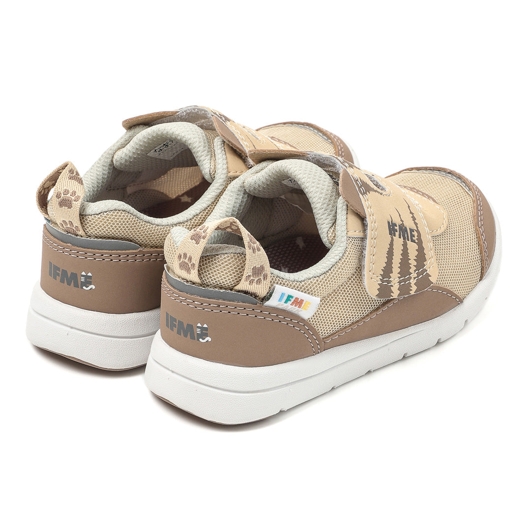 IFME Park One-Strap Cat Sneakers Kids - Beige