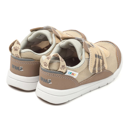 IFME Park One-Strap Cat Sneakers Kids - Beige