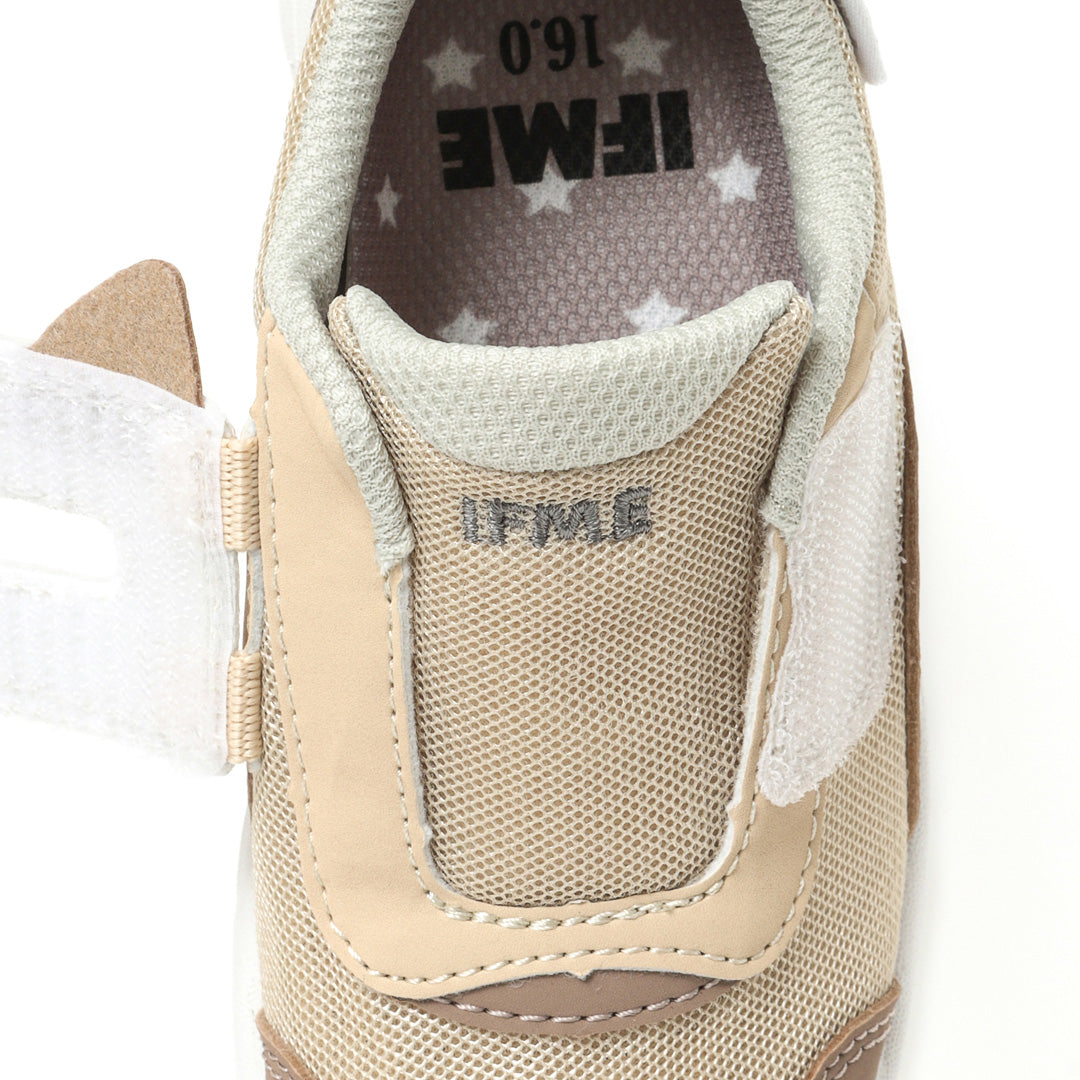 IFME Park One-Strap Cat Sneakers Kids - Beige