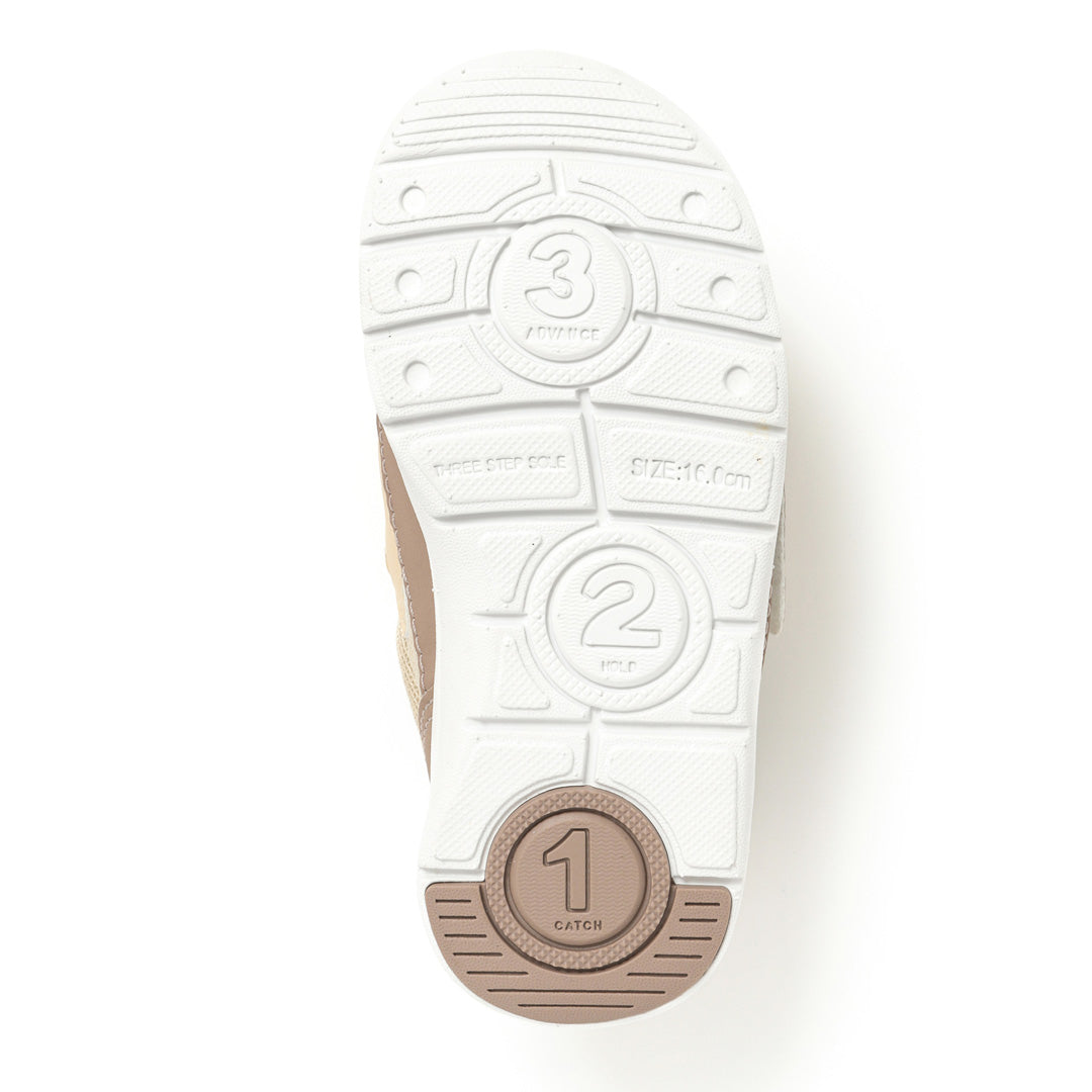 IFME Park One-Strap Cat Sneakers Kids - Beige