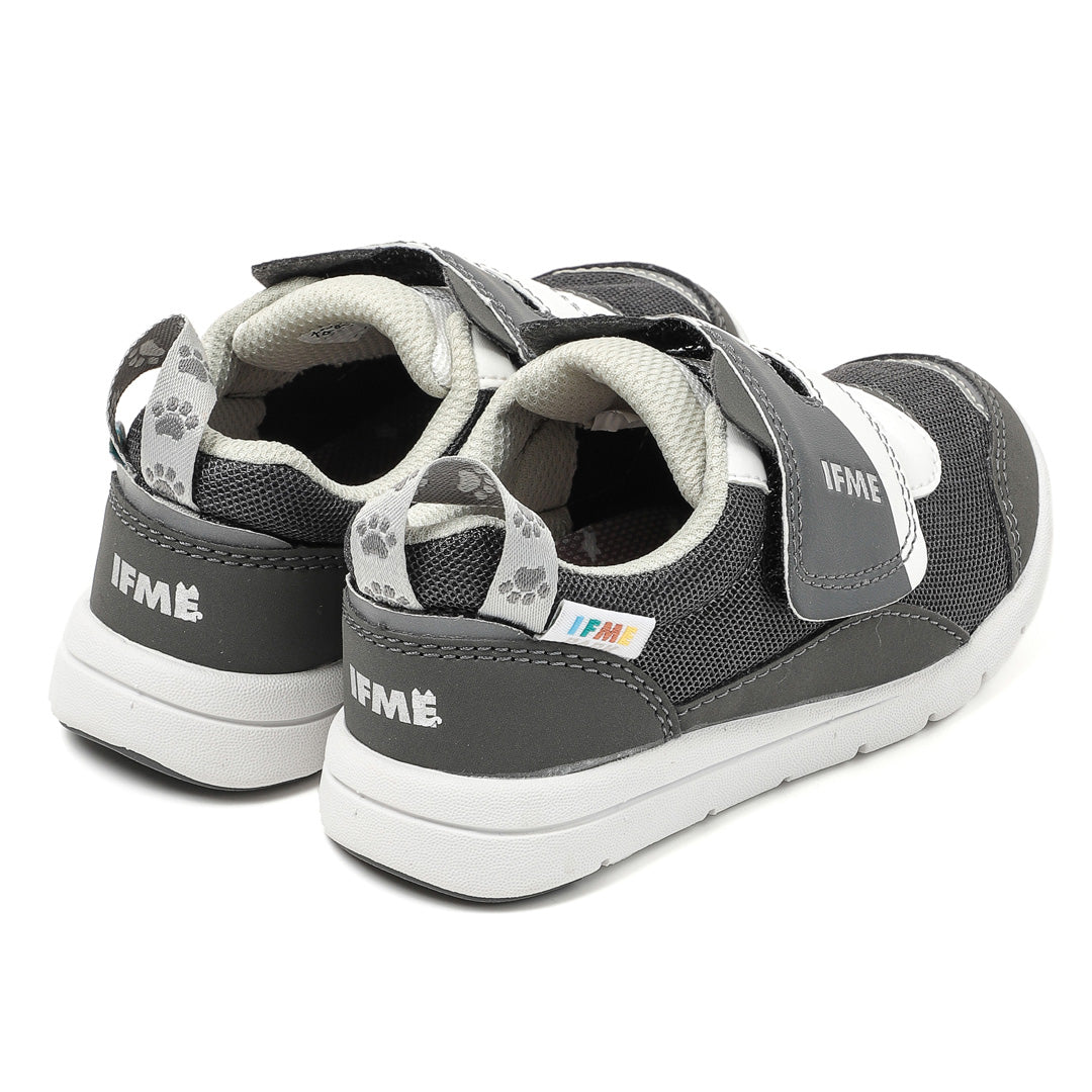 IFME Park One-Strap Cat Sneakers Kids - Gray