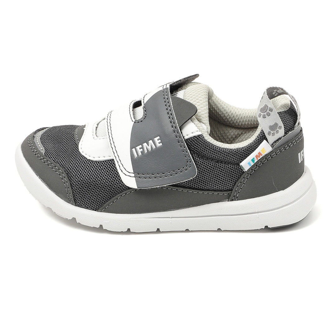 IFME Park One-Strap Cat Sneakers Kids - Gray