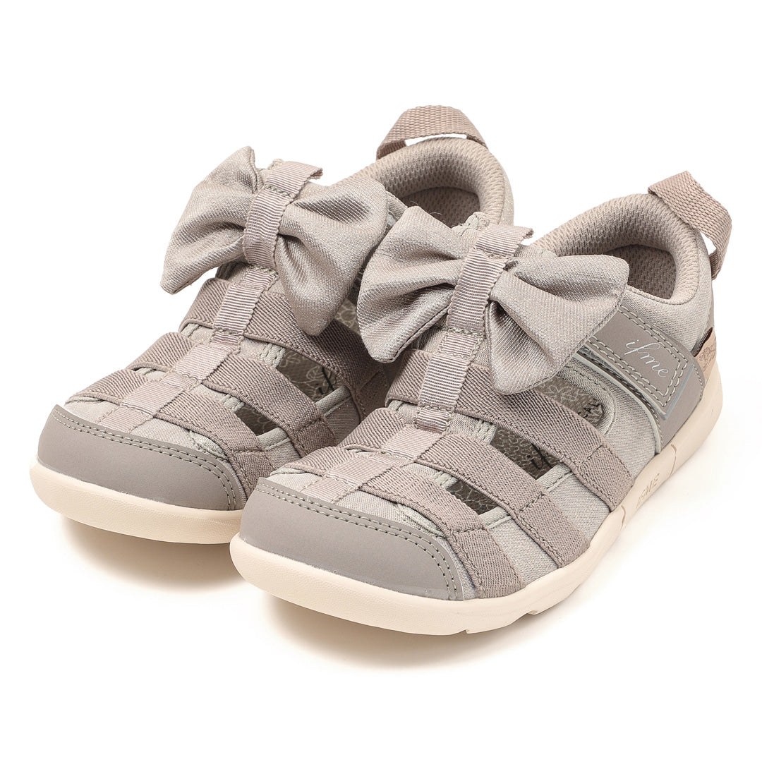 ifme CALIN WFS Big Ribbon Summer Shoes Kids - Beige