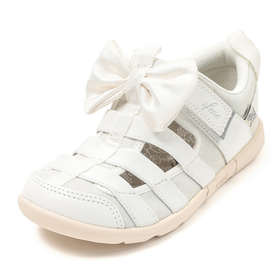 ifme CALIN WFS Big Ribbon Summer Shoes Kids - White