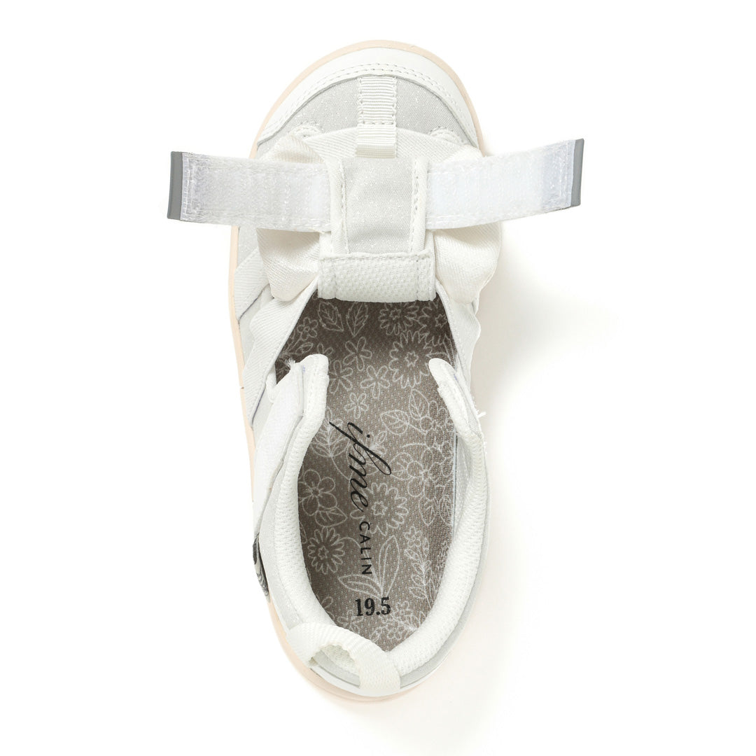 ifme CALIN WFS Big Ribbon Summer Shoes Kids - White