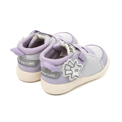 IFME Nature Kinetic Belt Star Motif Sneakers Baby - Purple