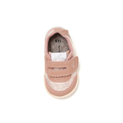 IFME Calin Glitter Lace One Belt Sneaker Baby - Pink