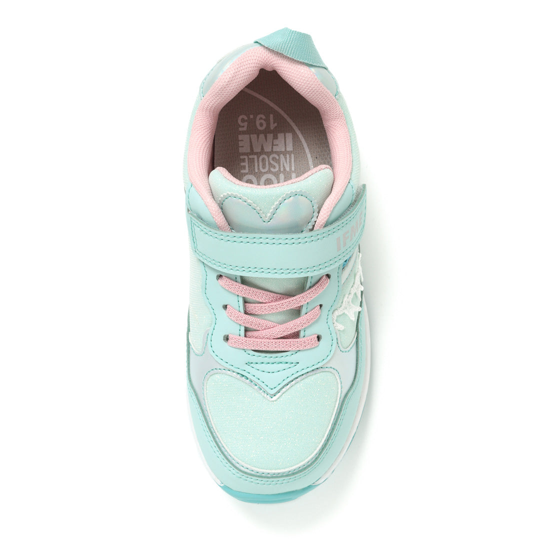 IFME Sparkling Solid Rubber Sneakers Kids - Green