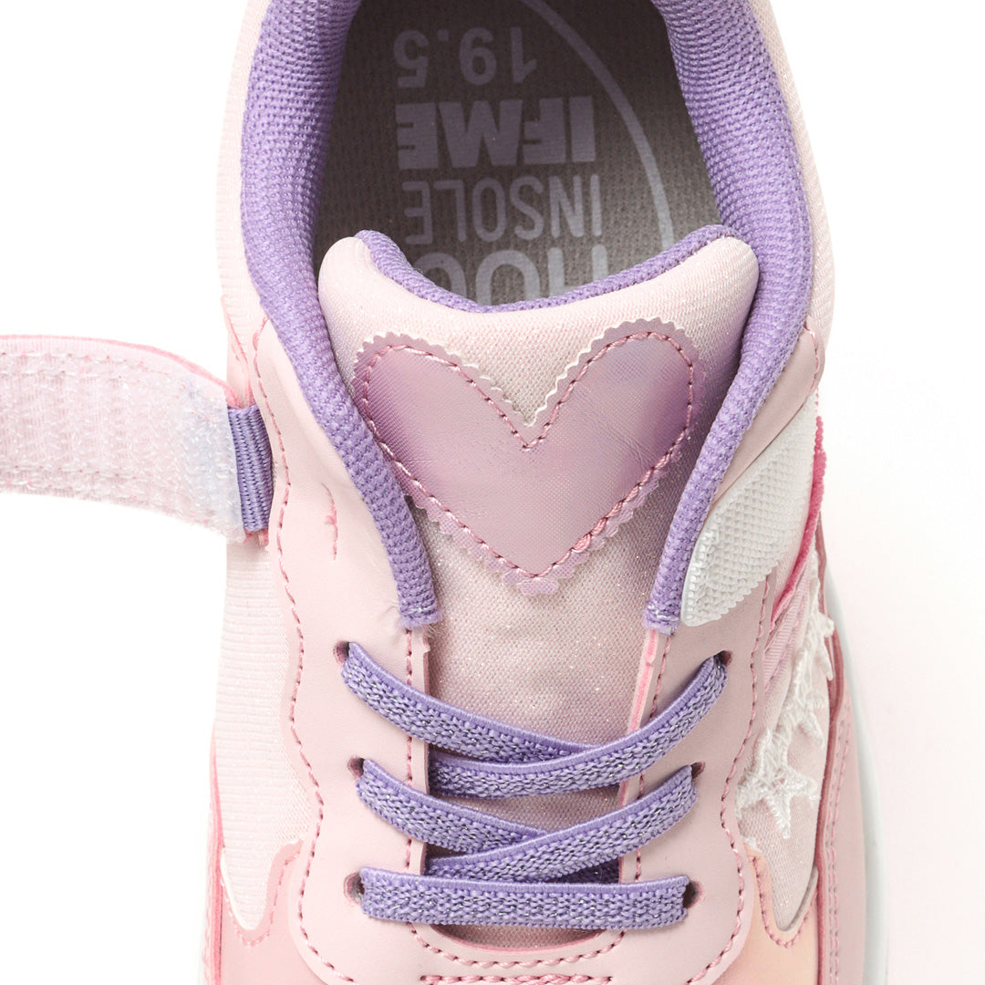 IFME Sparkling Solid Rubber Sneakers Kids - Pink
