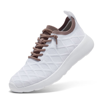 Colour Shoes - Lightweight Lace up shoes (Grey Purple White)