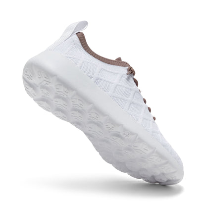 Colour Shoes - Lightweight Lace up shoes (Grey Purple White)