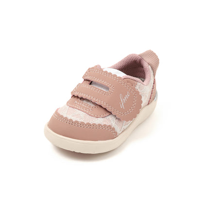 IFME Calin Glitter Lace One Belt Sneaker Baby - Pink