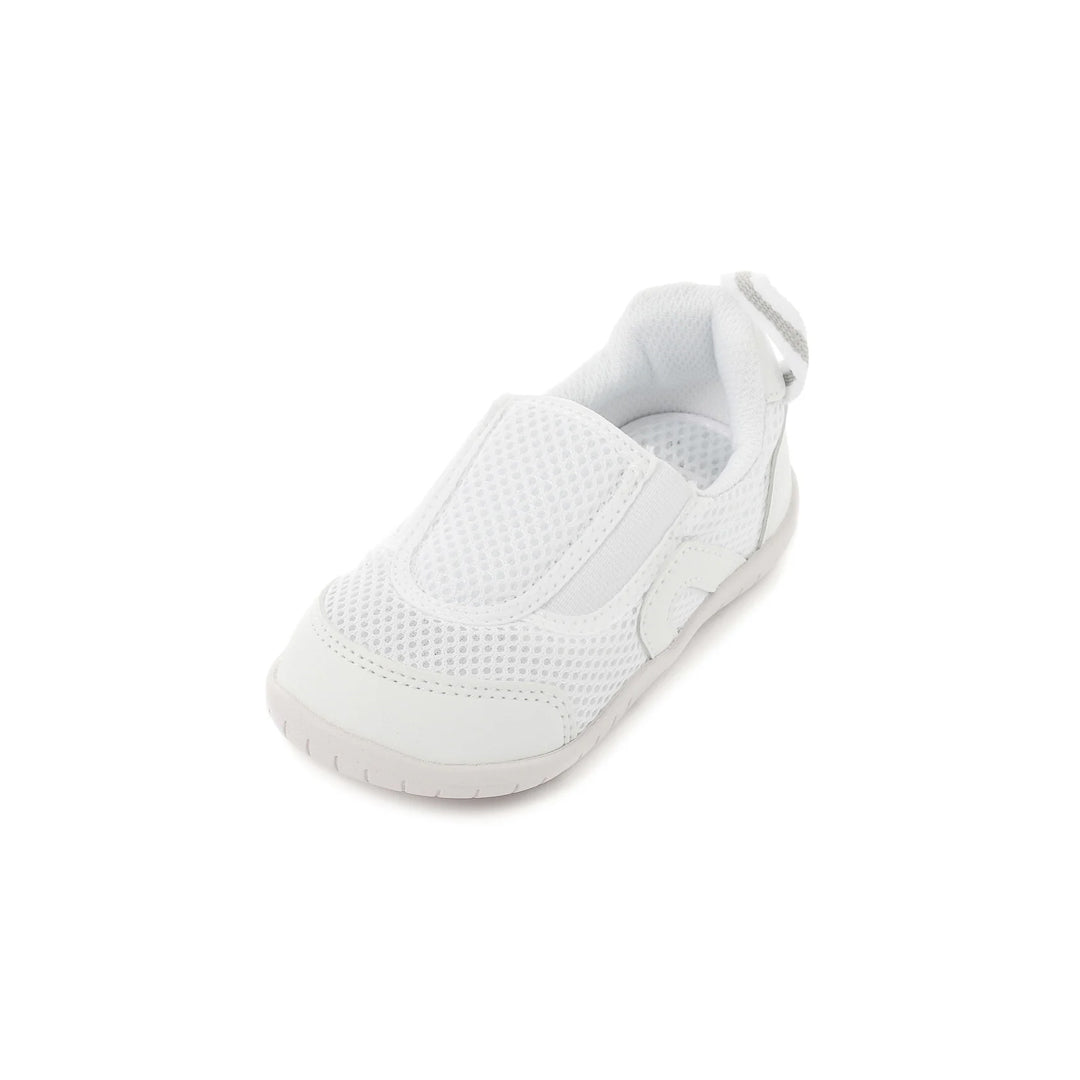 IFME School Breathable Sole Slip On Kids - White