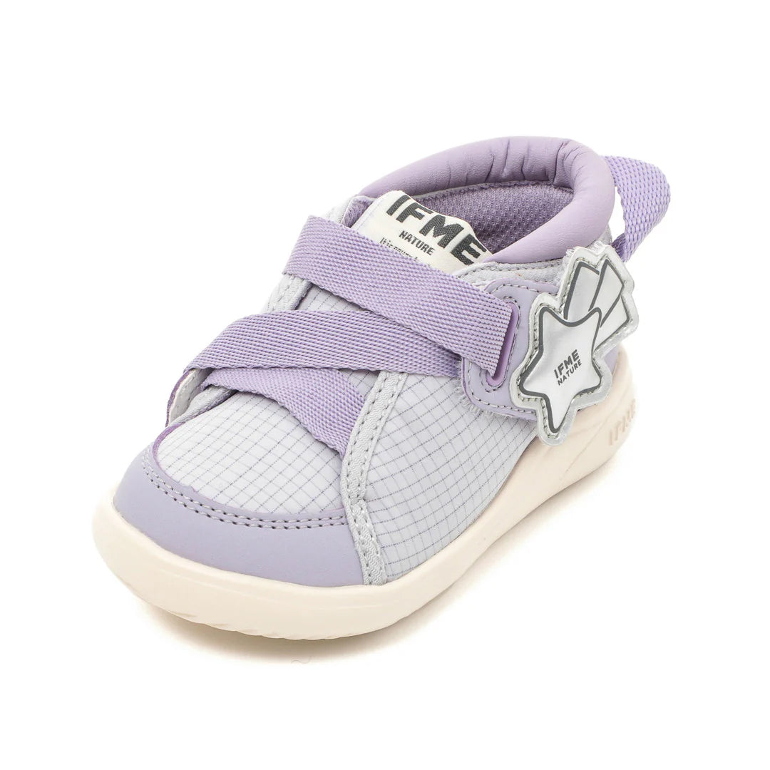 IFME Nature Kinetic Belt Star Motif Sneakers Baby - Purple
