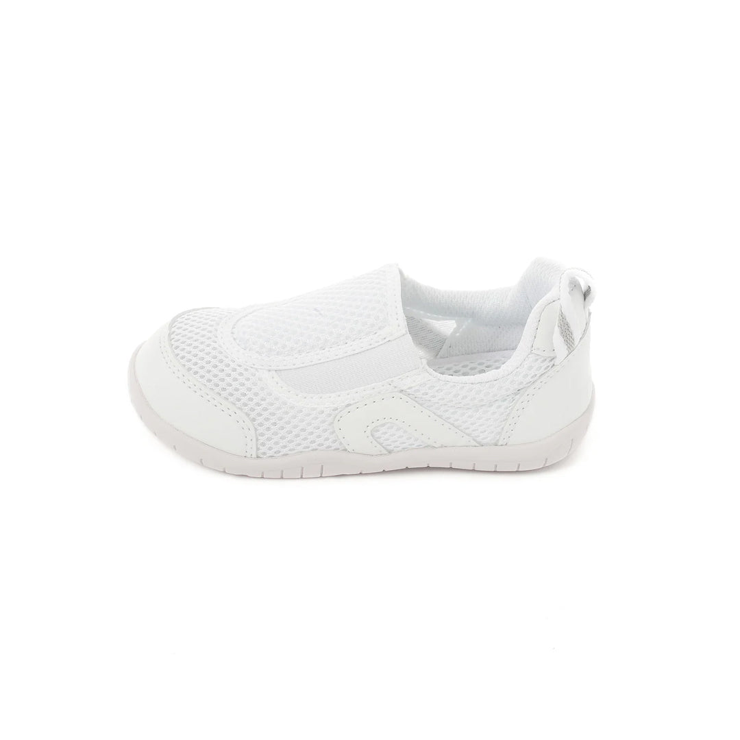 IFME School Breathable Sole Slip On Kids - White