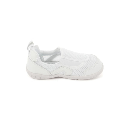 IFME School Breathable Sole Slip On Kids - White